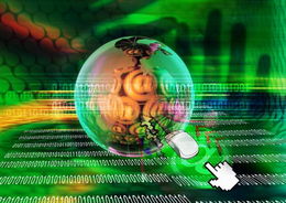 合成网络图片 科技图 地球 鼠票 手部,科技,合成网络